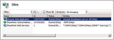 Binding not Created for Host Header Site Collections