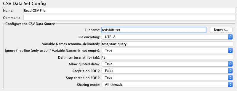 Read CSV File