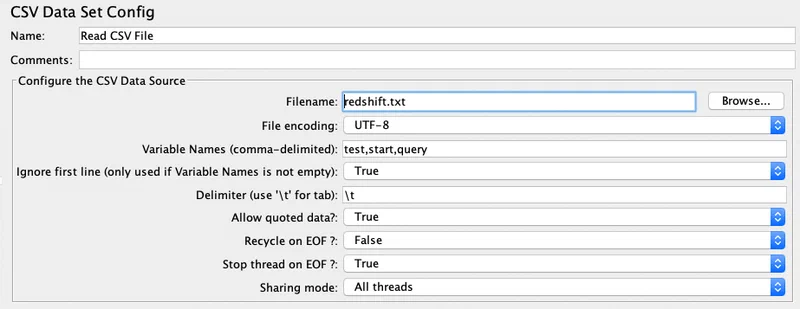 Read CSV File