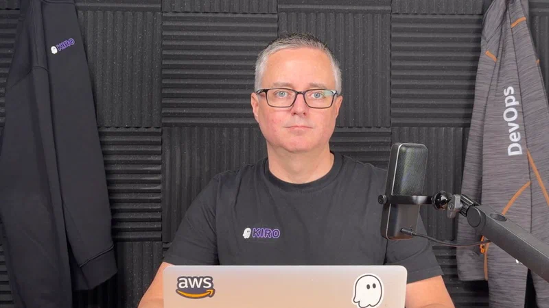 presenting in front of the new background