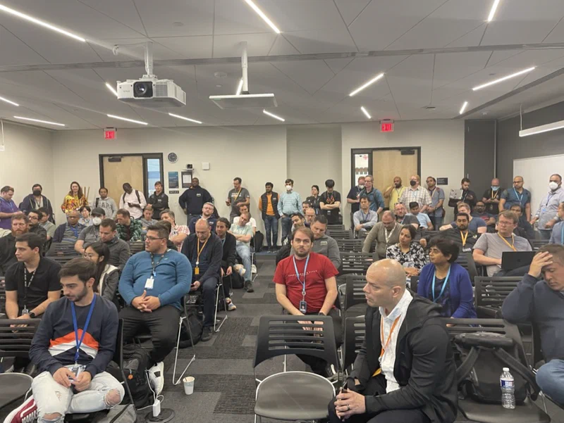 Presentation room setup