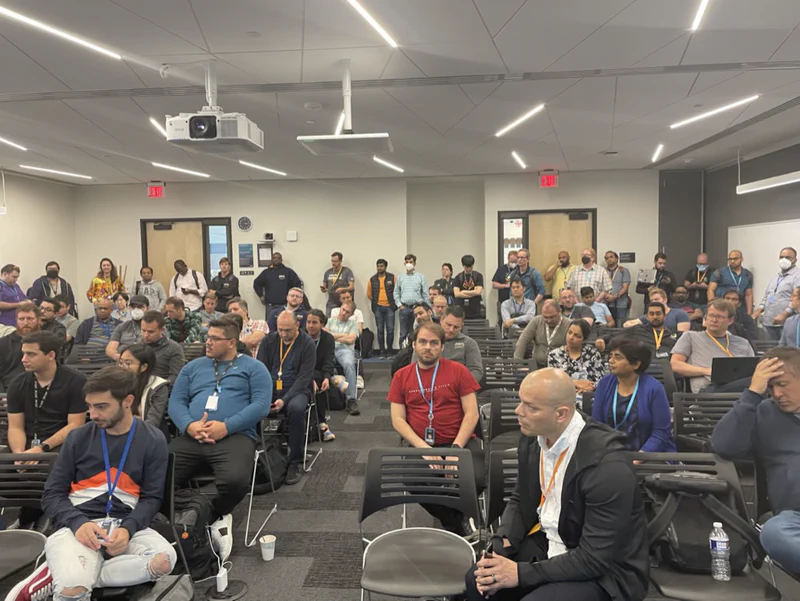 Presentation room setup