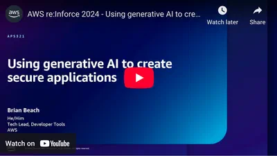 re:Inforce 2024: APS321
